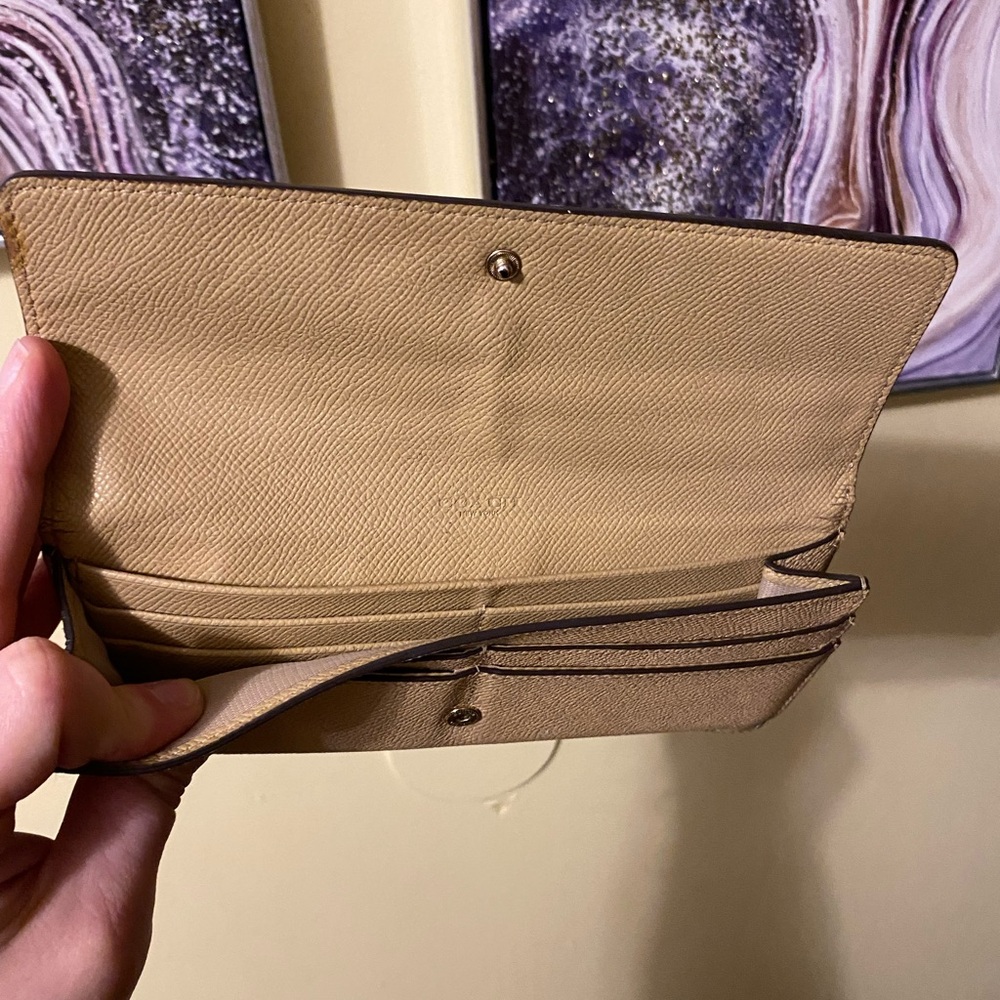 Coach tan Women's Wallet - Picture 2 of 2